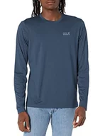 Koszulki męskie - Jack Wolfskin Męski T-shirt Sky Thermal, niebieski (Night Blue), 3XL (DE) - miniaturka - grafika 1