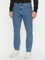 Spodnie męskie - Calvin Klein Jeansy J30J327082 Niebieski Regular Fit - miniaturka - grafika 1