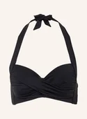 Stroje kąpielowe - Seafolly Góra Od Bikini Push-Up Seafolly Collective schwarz - miniaturka - grafika 1