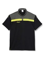 Piłka nożna - uhlsport OFFENSE 23 POLO SHIRT koszulka piłkarska, odzież treningowa, kolor azurowy/granatowy/limonkowy, L - miniaturka - grafika 1