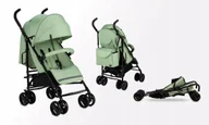 Wózki dziecięce - WÓZEK SPACEROWY PARASOLKA - MoMi AKIRA ZIELONY ZESTAW AKCESORIÓW PARASOLKA - miniaturka - grafika 1