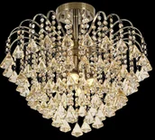 Lampy sufitowe - Elem Belweder Sufitowa Elem 5193/4 21QG Mosiądz - miniaturka - grafika 1