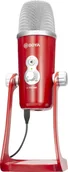Kamery cyfrowe - akcesoria - Mikrofon Boya BY-PM700R / USB Microphone/ for Type-C and USB devices (Red color) - miniaturka - grafika 1