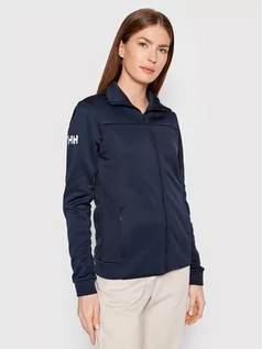 Bluzy damskie - Helly Hansen Bluza Crew 30357 Granatowy Regular Fit - grafika 1