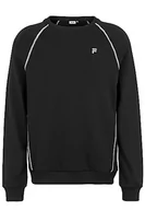 Koszulki męskie - FILA Męska koszulka z długim rękawem Landin Raglan Crew, czarny, XL - miniaturka - grafika 1