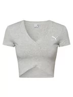 Koszulki i topy damskie - Puma - T-shirt damski, szary - miniaturka - grafika 1