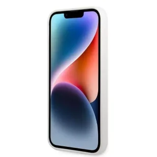 Etui ochronne na telefon Karl Lagerfeld KLHCP14LSNCHBCH do Apple iPhone 14 Pro 6,1" hardcase biały/white Silicone Choupette - Etui i futerały do telefonów - miniaturka - grafika 5