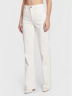 Spodnie damskie - Guess Jeansy W3RA33 D4WG3 Biały Authentic Straight Fit - miniaturka - grafika 1