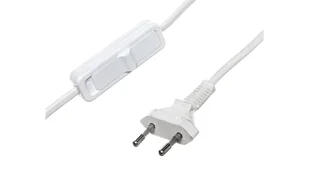 Zamel Przewód przyłączeniowy z wyłącznikiem 1,9m 2x0,75mm2 PRW10000134 PRW10000134 - Przewody elektryczne - miniaturka - grafika 2