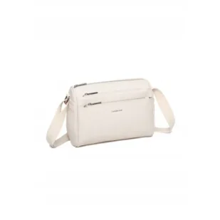 Modna Praktyczna Torebka Damska Listonoszka Jasny Beż LUIGISANTO - Torebki damskie Modna Praktyczna Torebka Damska Listonoszka Jasny Beż LUIGISANTO - Torebki damskie - miniaturka - grafika 1