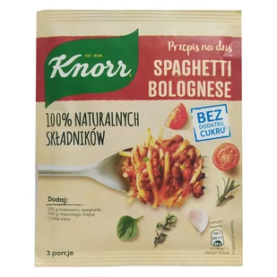 Knorr - Fix Natural Spagetti bolognes - Sosy w słoikach - miniaturka - grafika 1