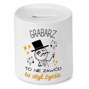 Dla Grabarza Skarbonka na Urodziny Prezent z Nadrukiem ze Zdjęciem - Skarbonki - miniaturka - grafika 1
