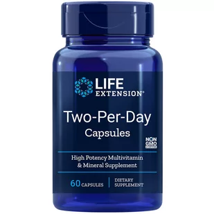 LIFE EXTENSION LIFE EXTENSION Two-Per-Day Capsules 60caps - Witaminy i minerały dla sportowców - miniaturka - grafika 1