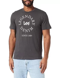 Lee Legendary Circle Tee T-shirt męski, czarny, XL - Koszulki męskie - miniaturka - grafika 1