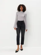 Spodnie damskie - Mohito - Jeansy mom fit - czarny - miniaturka - grafika 1