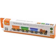 Pociągi dla dzieci - VIGA TOYS Viga Zestaw akcesoriów do kolejki - klasyczny pociąg - miniaturka - grafika 1