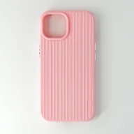 Etui i futerały do telefonów - Etui na telefon komórkowy iPhone 14 z ochroną aparatu Pink Case Bumper - Dla Apple iPhone 14, różowy - miniaturka - grafika 1