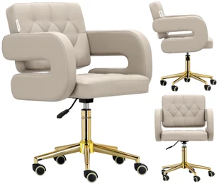 Taboret kosmetyczny fryzjerski z oparciem fotel SPA mobilny Amalfi - Krzesła i taborety kosmetyczne - miniaturka - grafika 1