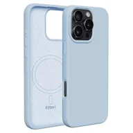 Etui i futerały do telefonów - Etui ETTERI Silicone Mag do Apple iPhone 16 Pro Max Jasnoniebieski - miniaturka - grafika 1