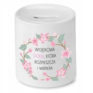 Skarbonki - Skarbonka dla Dawida na Urodziny Idealny Prezent z Nadrukiem ze Zdjęciem + Opakowanie na prezent (wzór 04) - miniaturka - grafika 1