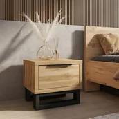 Szafki nocne - Szafka nocna BULLARD – dąb wotan - miniaturka - grafika 1