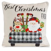 Poszewki na poduszki - Poszewka EUROFIRANY 459708 45 x 45 cm Czerwony - miniaturka - grafika 1