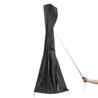 Pokrowce na grilla - Wodoodporny pokrowiec na parasol ogrodowy-ochronny pokrowiec 420D-czarny pokrowiec z tworzywa-wodoodporna tkanina 265x70 cm - miniaturka - grafika 1