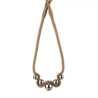 Akcesoria do wystroju okien - Sznur Dekoracyjny do Zasłon 76 x 16 Mali Złoty - miniaturka - grafika 1