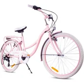 Rowery - Rower młodzieżowy SUN BABY Flower Bike 24 cale dla dziewczynki Różowy - miniaturka - grafika 1