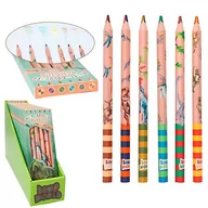 Kredki, ołówki, pastele i pisaki - zestaw kredek wielokolorowych dino world - miniaturka - grafika 1