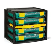 Skrzynki i torby narzędziowe - Tayg TAYG 22 301 001 skrzynia asortymentowa, w zestawie z4 walizkami asortymentowymi, wymiary335 x 250 x 275 mm, 1 sztuka - miniaturka - grafika 1