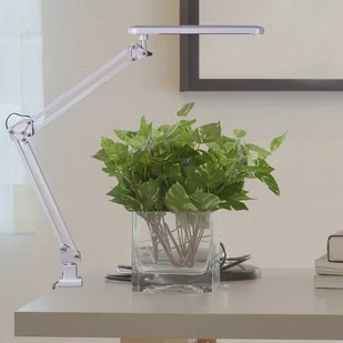 Rabalux nowoczesna LAMPA gabinetowa OPRAWA biurkowa RAUL 4419/4420 siwy metalik / Czarny LED - Lampy stojące - miniaturka - grafika 1