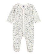 Śpiochy dla niemowląt - Petit Bateau Piżama Śpiąca Dobrze Dziewczynka, Biały Marshmallow/Multico, 0 miesi?cy - miniaturka - grafika 1