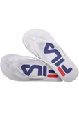 Klapki i japonki damskie - FILA FOOTWEAR KLAPKI DAMSKIE BIAŁE - miniaturka - grafika 1