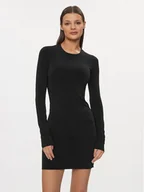 Sukienki - Patrizia Pepe Sukienka codzienna 8A1285/J113-K103 Czarny A-Line Fit - miniaturka - grafika 1