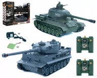 Zabawki zdalnie sterowane - Zdalnie Sterowane Czołgi - BITWA CZOŁGÓW TIGER 1 vs. T-34 - miniaturka - grafika 1