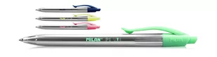 MILAN Długopis P1 Silver p.20 - Przybory szkolne - miniaturka - grafika 2