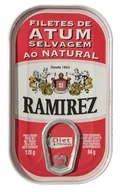 Konserwy i dania rybne - Ramirez Filety Z Dzikiego Tuńczyka W Solance 120 g Tuńczyk Wysokiej Jakości - miniaturka - grafika 1