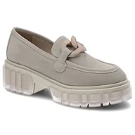 Półbuty damskie - Karino, Półbuty , 4269/001-P Beż/Welur, rozmiar 40 - miniaturka - grafika 1