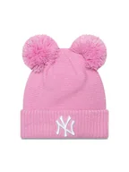 Czapki dla dzieci - New Era Czapka Child Double Pom Se 60565308 Różowy - miniaturka - grafika 1