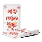 Mokra karma dla psów - BULT Tuf Tuf Karma mokra dla psa wołowina saszetka 300G - miniaturka - grafika 1