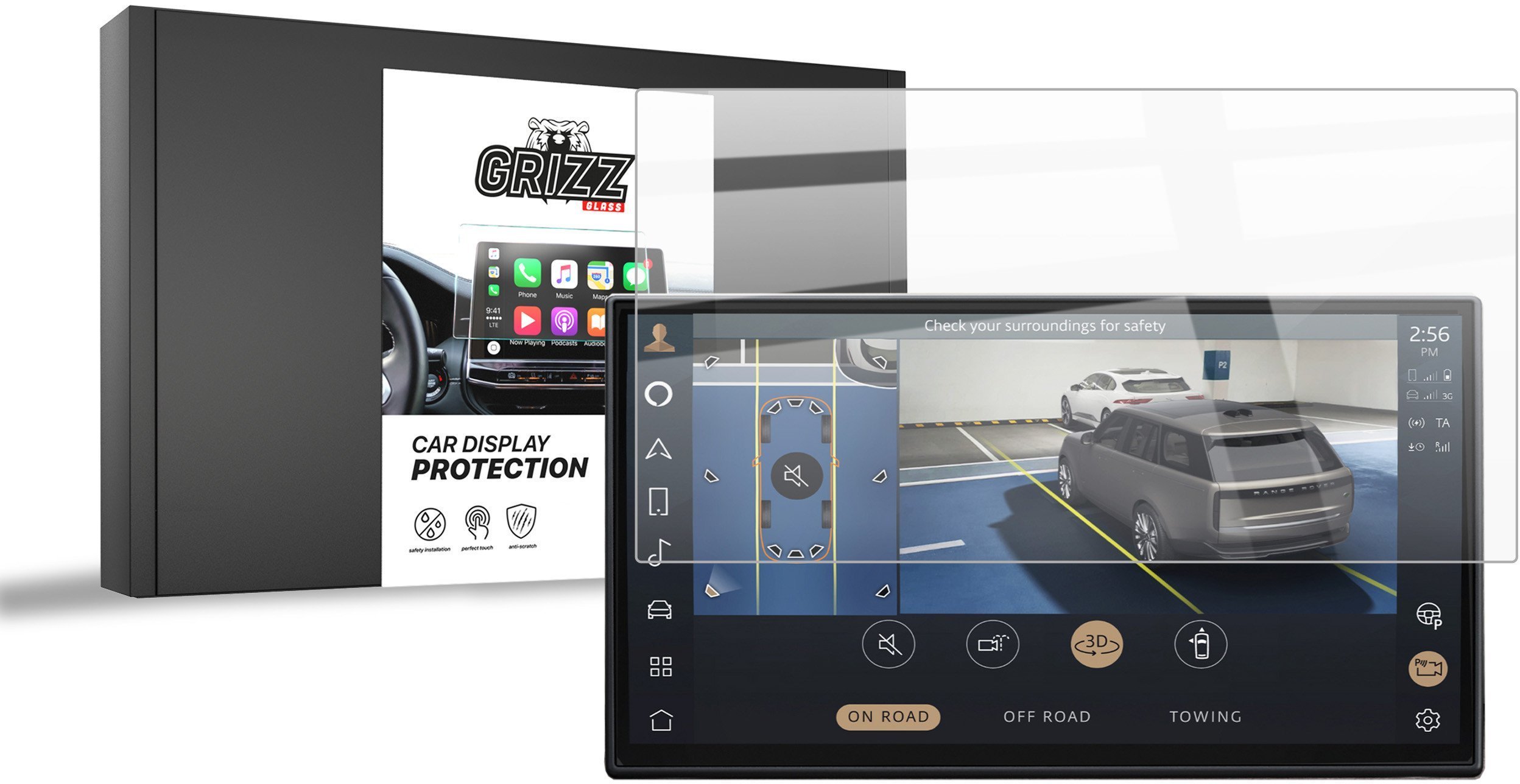 GrizzGlass Folia ceramiczna CarDisplay Protection do Range Rover Sport 2022-2024