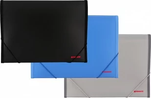 Penmate Aktówka 12 przegródek PP-4302 szara - Teczki i skoroszyty - miniaturka - grafika 1