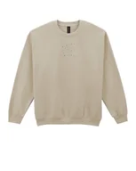 Bluzy męskie - Bluza bez kaptura Znak Zodiaku Ryby Minimalistyczny Styl Beżowy XL - miniaturka - grafika 1