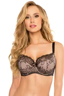 Biustonosze - Vivisence 1045 czarny 90F Biustonosz półusztywniany - miniaturka - grafika 1