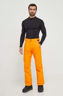 Spodnie sportowe męskie - Rossignol spodnie narciarskie kolor pomarańczowy - grafika 1
