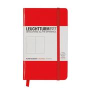 Notesy i bloczki - Leuchtturm, Notes Pocket, 185 stron, kropki, czerwony - miniaturka - grafika 1