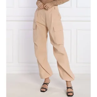 Patrizia Pepe Spodnie cargo | Loose fit - Spodnie damskie - miniaturka - grafika 1