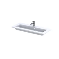 Umywalki - Oristo Annabelle umywalka 100x40 cm meblowa prostokątna biała UME-AN-100-92 - miniaturka - grafika 1
