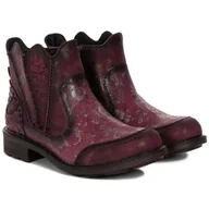Botki damskie - Botki damskie Maciejka 07006-23/00-8 BORDO R.37 - miniaturka - grafika 1